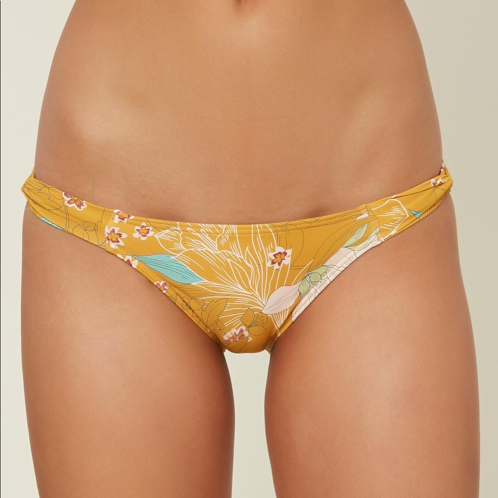 O'Neill Riviera Loop Side Bikini Bottom Yellow